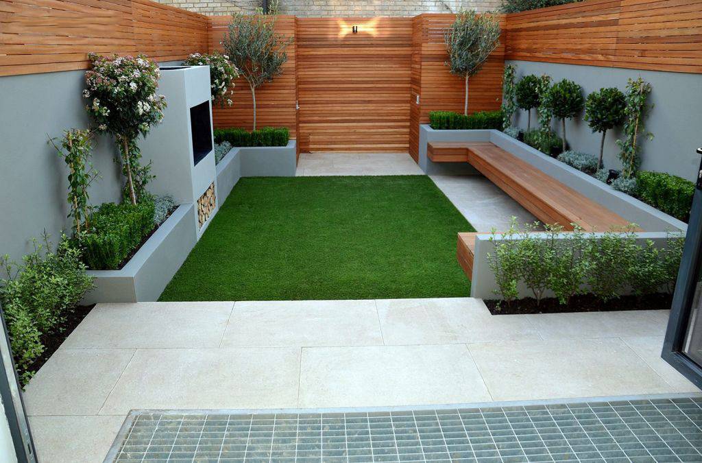 طراحی خلاقانه فضای سبز حیاط
